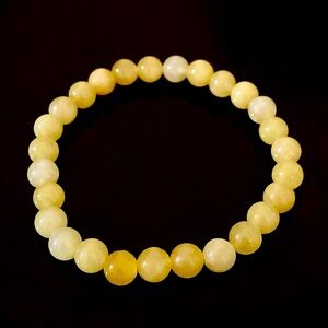 Orange Calcite 6mm Elastic Bracelet crystal and Stones Crystal Jewelry Bracelets